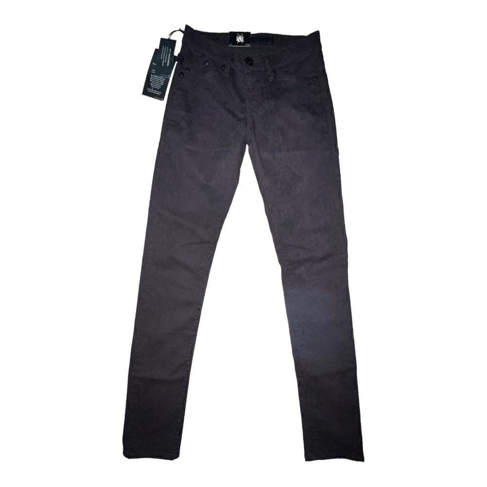 Rock & Republic Womens Denim Berlin Skinny Jeans Snake Print 0M New